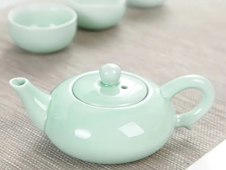 Zestaw do picia herbaty, ceramika, 5 elementów