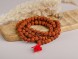 Różaniec #147, nasiona drzewa Rudraksha, 108 koralików