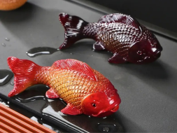 Karp koi, figurka termiczna, żywica