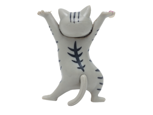 Kot, figurka herbaciana, plastik