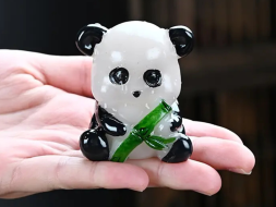 Panda, figurka termiczna, żywica