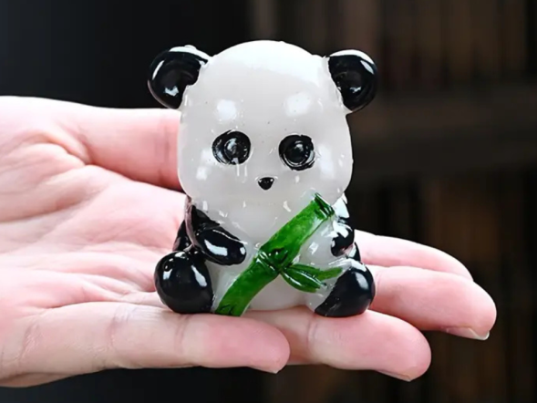 Panda, figurka termiczna, żywica