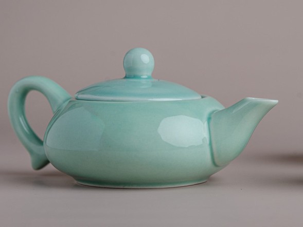 Zestaw do picia herbaty #209, ceramika, 9 elementów