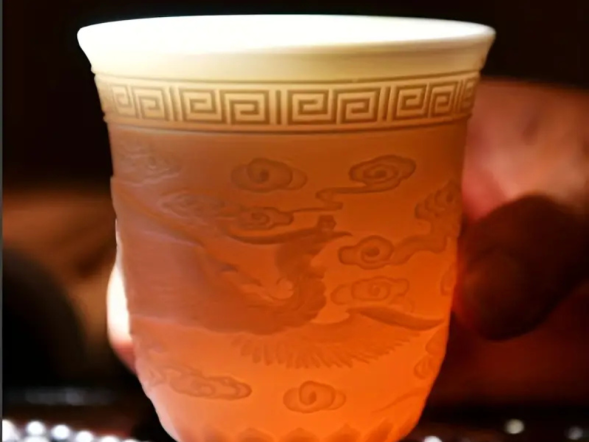 Czarka Smok i feniks, porcelana, 150 ml