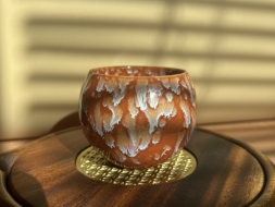 Czarka pomarańczowa, ceramika, 135 ml