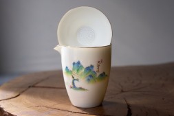 Zestaw do picia herbaty #231, ceramika, 7 elementów