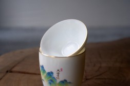 Zestaw do picia herbaty #231, ceramika, 7 elementów