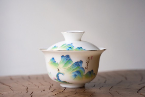 Zestaw do picia herbaty #231, ceramika, 7 elementów