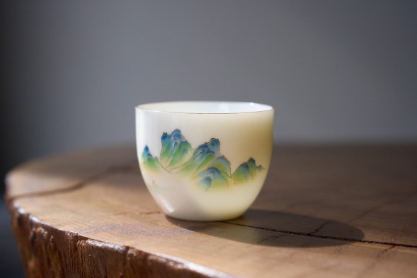 Zestaw do picia herbaty #231, ceramika, 7 elementów