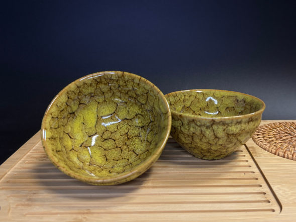 Czarka żółta, ceramika, 60 ml