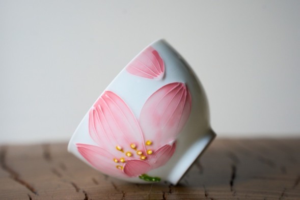 Zestaw do picia herbaty #255, ceramika, 4 elementa