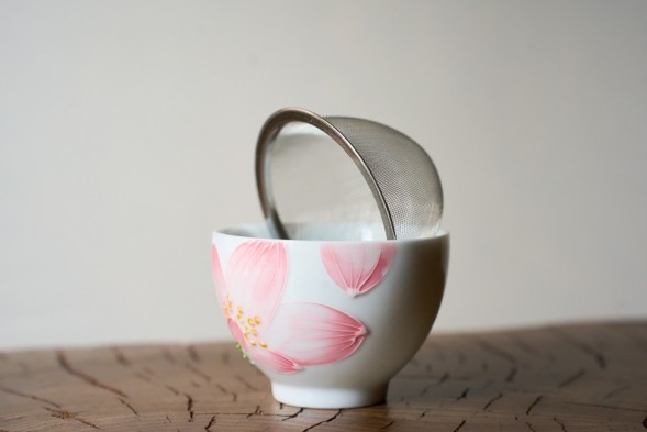 Zestaw do picia herbaty #255, ceramika, 4 elementa