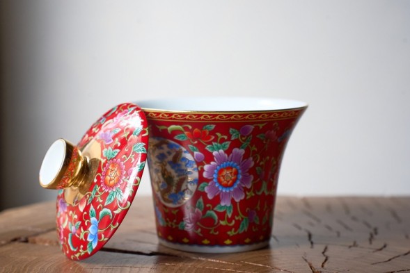 Zestaw do picia herbaty #257, ceramika, 5 elementów