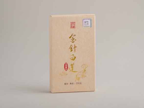 Shu Pu Erh Jin Zheng Bai Liang (Biały Lotos ze złotymi igłami), АА, 2023