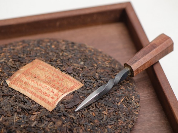 Deska do krojenia Pu Erh tea cake, wenge