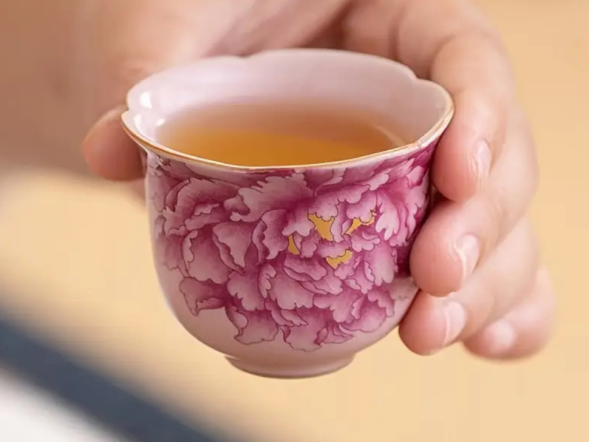 Zestaw do picia herbaty, ceramika, 3 elementy