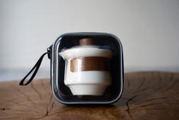 Zestaw do picia herbaty #259, ceramika, 4 elementa