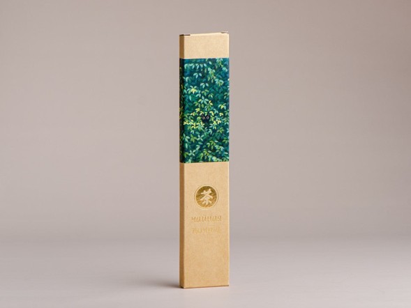 Zestaw kadzidełek japońskich Hiragatake, 15 szt., stojak