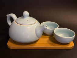 Zestaw do picia herbaty, ceramika, 3 elementa