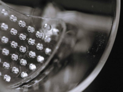 Kubek z sitkiem do siedzenia przy komputerze, szkło, 345 ml