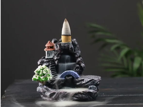 Podstawka do kadzideł stożkowych, plastik