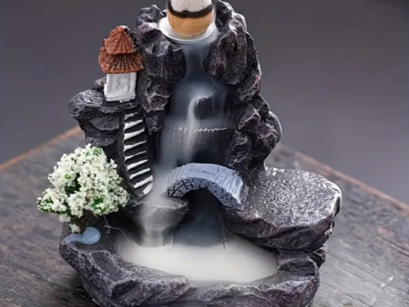 Podstawka do kadzideł stożkowych, plastik