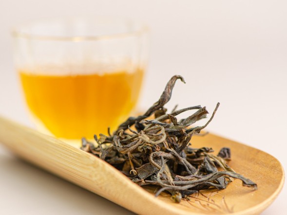 Sheng Pu Erh Mao Cha Gan Guo Xiang (Aromat suszonych owoców), Xigui, AA, 2022